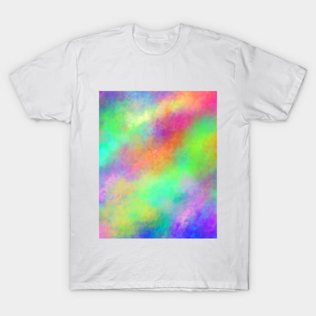 Rainbow Candy Wispy Sky T-Shirt by Art by Deborah Camp